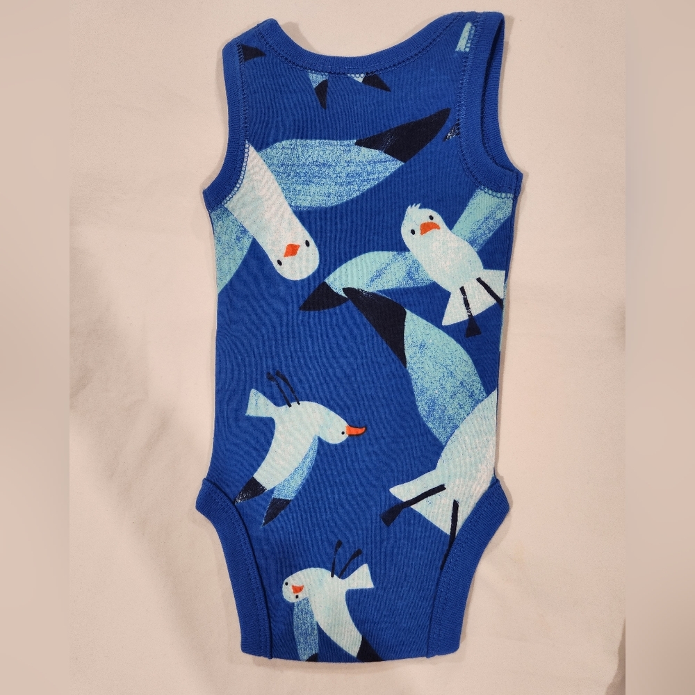 Carter's Boy's 'Ahoy Little Matey' 3 piece Set Orange & White Stripe Size NB NWT - Picture 5 of 10